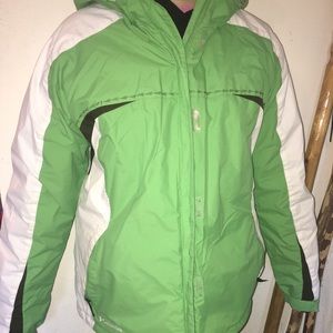 Green coat